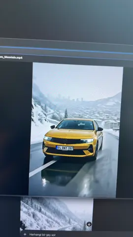 Arabanız için en havalı video olabilir 😎 Reklam Prompt: A photo-realistic rendering of the exact car in the provided reference image. The car is driving on a winding mountain road in today’s world. The background shows a distant, slightly blurred city skyline. It is daytime, and the weather is snowy, with snow covering the surroundings. The road itself is clear where the car is driving, with visible tire tracks cutting through the snow. The scene has realistic lighting, sharp focus on the car, and a natural atmosphere. Prompt 2 : Bana bu fotoğraf özelinde bir JSON prompt lazım. Araba karlı yolda hareket etmeli, hareket bulanıklığı katabilirsin. Karlı yoldan hızlıca gelsin ve artistik bir poz versin. . . . #chatgpt #promp #ai #gemini #geminiveo3 #veo3 #googleveo3 #aistorytelling #generativeai #jsonprompting #teknoloji