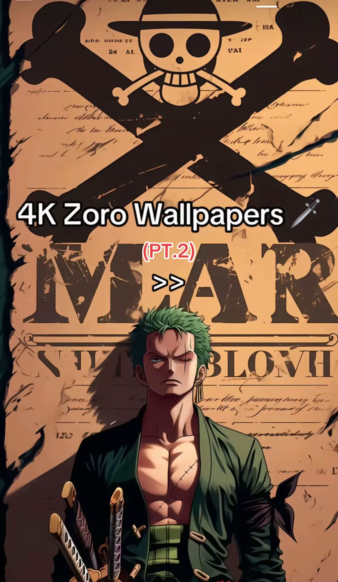 Ronoa Zoro Wallpapers PT.2 ⚔️👀 #ronoazoro #zoro #zorororonoa #wallpapers #anime #edit #animewallpaper #onepiece #onepieceedit #onepieceanime #fanpage #wallpaper #fondosdepantalla #like #comment #save #comparte #fyp #parati #tik_tok #tiktokviral #hazmeviral #treanding #newtrend #paratiiiiiiiiiiiiiiiiiiiiiiiiiiiiiii #LIVEIncentiveProgram #GenuineInteractionMatters #PaidPartnership 