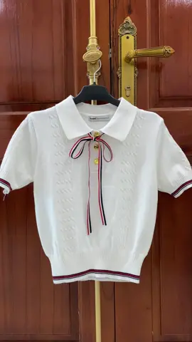 Áo len polo cộc tay mix dây nơ xinh #măcdepmoingay #phoidoxinh #macdepcungtiktok #aonu #aonuxinh #aopolonu #aolenpolo #trending #xuhuong #jyp #aolenkieu #aolennu #TENDER 