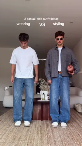 2 viral outfit ideas | wearing or styling? 👀 | Save for later #fashionhacks #style 