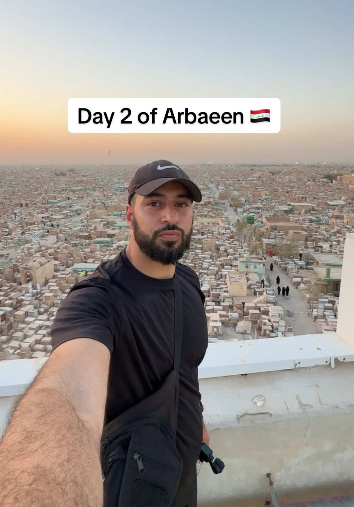 Day 2 of attending the biggest pilgrimage in the world, Arbaeen 🇮🇶 #arbaeen #arbaeenwalk #najaf #karbala #iraq 