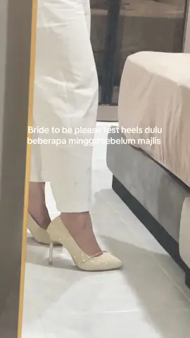 Ada bride to be yang belum jumpa heels? Boleh try heels ni lawa and boleh match dgn banyak baju tau #heels #heelsnikah #heelswanita #womenheels 