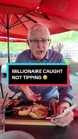 MILLIONAIRE CAUGHT NOT TIPPING 😅
