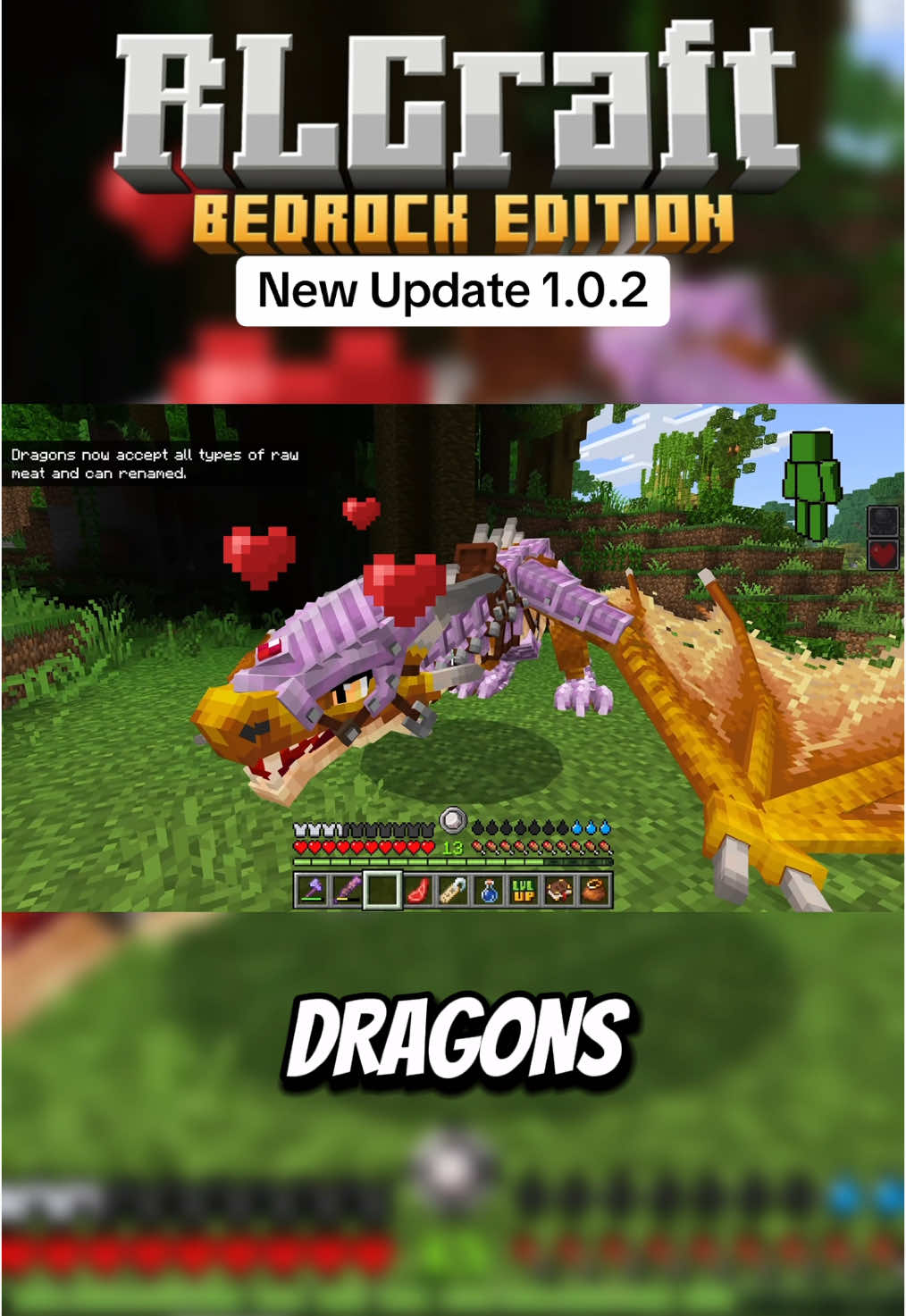 RLCraft for Minecraft Bedrock edition has just received another update. Update 1.0.2 adds some new features and fixes. Here’s a link to the full change log: https://honeyfrost.notion.site/RLCraft-Bedrock-Edition-1-0-2-Release-Update-Changelog-24114a1428fc80cdb985c21fdc33f5a6 #Minecraft #minecraftbedrock #rlcraft #rlcraftbedrock #minecraftaddon #gaming 