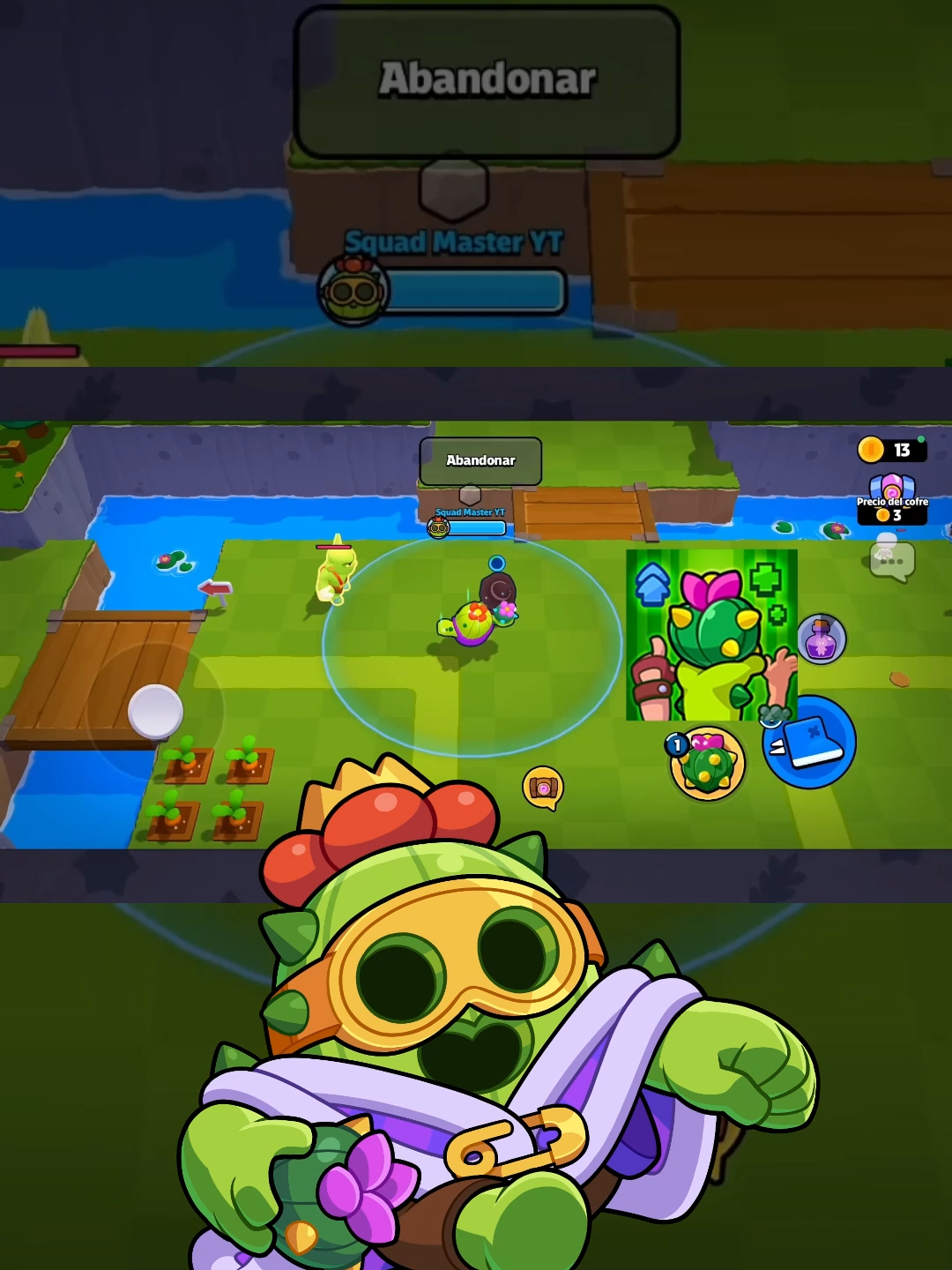 Formo parte del programa de creadores de Supercell  RESUMEN: Spike cuenta con 5 atributos que mejoran distintas estadísticas dentro de las partidas  Nivel 1: Los curanderos atacan un 15% más rápido y tienen un 15% más de vida  Nivel 2: Spike ataca un 30% más rápido siempre que tenga la vida al máximo:  Nivel 3 Los Squadines que derrotemos se convierten en cactus que curan en un área pequeña pero al ser destruidos generan un corazón  Nivel 4: Spike hace un 15% más de daño de forma permanente y el Squad se cura un 15% más de cualquier forma Nivel 5: El ataque básico de Spike ahora lanza 8 espinas en vez de 5   DISCORD OFICIAL: https://discord.gg/XqxUA9QFbC   Nos vemos cazando escuadrones ;D #squadbusters #supercell #supercellcreator #supercellpartner #spike
