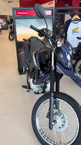 Nova Bros 160 azul 2026, show! 😍💙 #fyp #viral #honda #bros160 #motoazul #motolife #biker #motonova