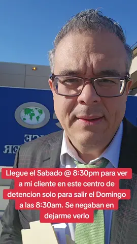 Me tuve que dormir en el centro de detención para que me dejaran ver a mi propio cliente.  No vamos a tirar la toalla!! #adelantodetention #abogadoalexgalvez #inmigracion 
