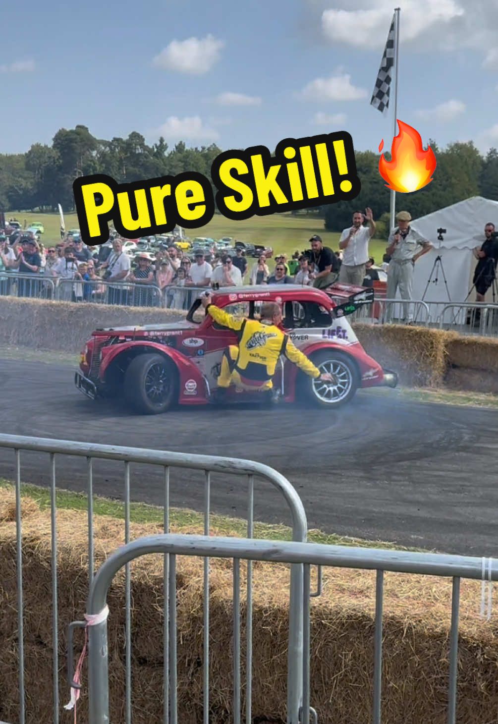 Unbelievable Show Move by a Pro Driver, He Left the Car… But the Car Kept Going! 😳 #carshows #prodriver #carskills #autoshow #show #drivingtips #epicride #ride #motorsportlife #motorsports #showtime #epicdrive #fyp #viralvideos #carfans #streetcar #viral #leeds 