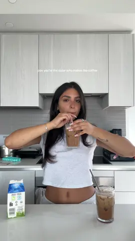 i’ve been loving making my coffees at home recently ☕️🤍#coffee 