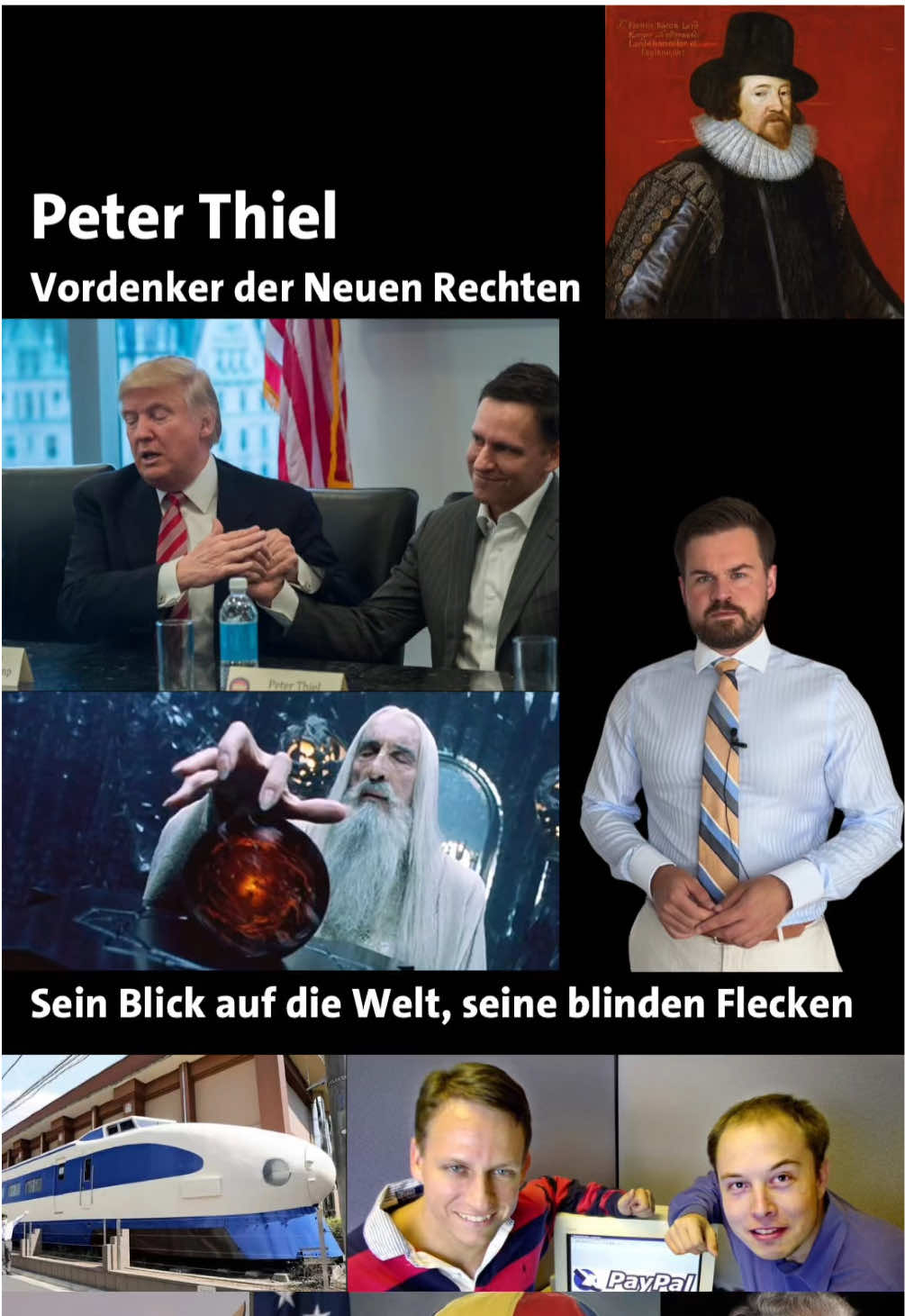 Peter Thiel mag vielleicht nicht der reichste Techmilliardär sein (ein herrlich absurder Halbsatz), aber man kann durchaus behaupten, dass er Intellektuell/Ideologisch der einflussreichste ist.  Deswegen hab ich mir sein Interview mit der NY Times besonders gründlich angehört und mich dann an einer Kritik seines Weltbilds versucht. schaut gerne rein 🧐 #fyp #politik #mutzuinhalten #peterthiel #palantir #siliconevalley #musk #ideologie #technology 