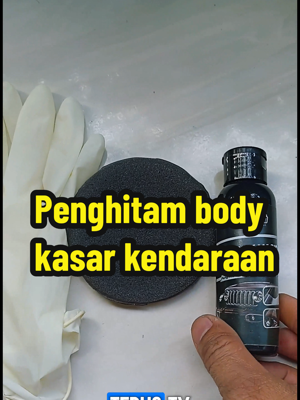 Penghitam body kasar kendaraan. #penghitambodymotor #penghitammotor #trustech #modalkontendoang #fyp 