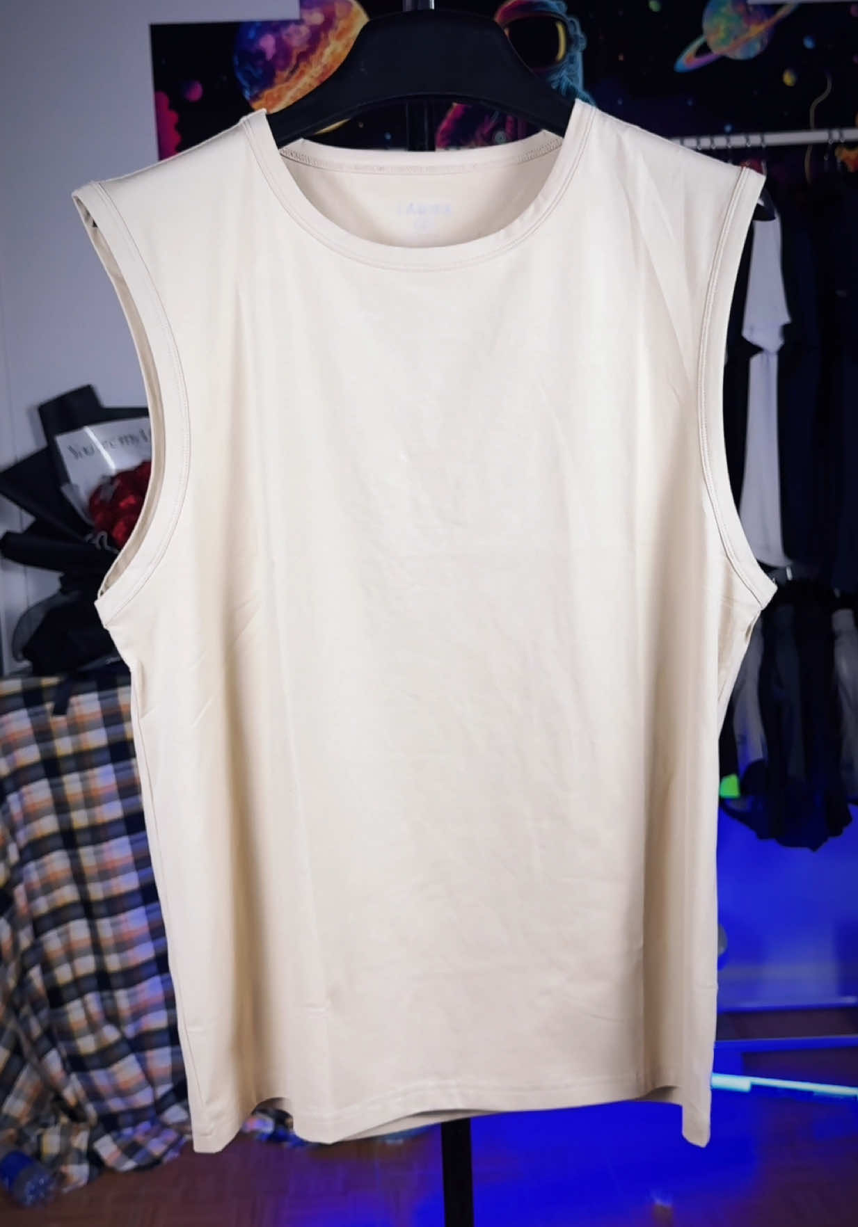 Áo thun tank top nam trơn LADOS #hoangmet70 #gym #thethao #lados #sport 