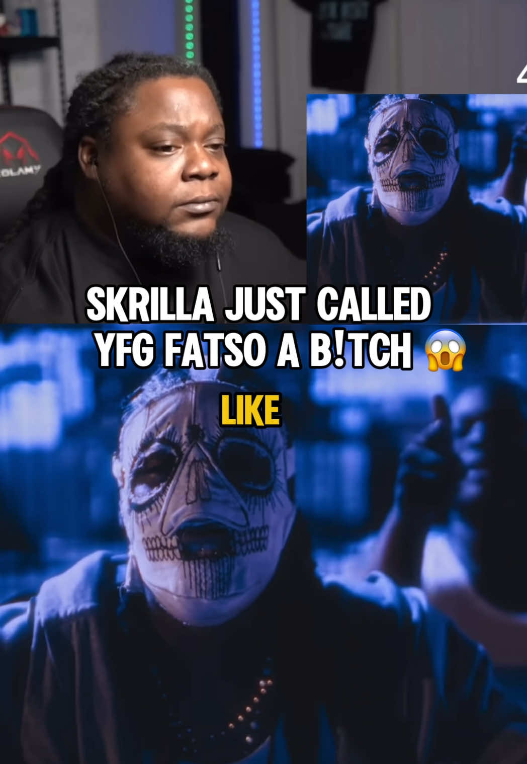 Skrilla just dissed YFG Fatso #skrilla #yfgfatso 