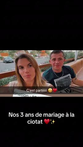 3 ans de mariage mon amour ♥️✨. Une découverte pour nous cette ville & on as adoré, clairement. Magnifique ♥️💜 #laciotat#marseille#amour#mariage 