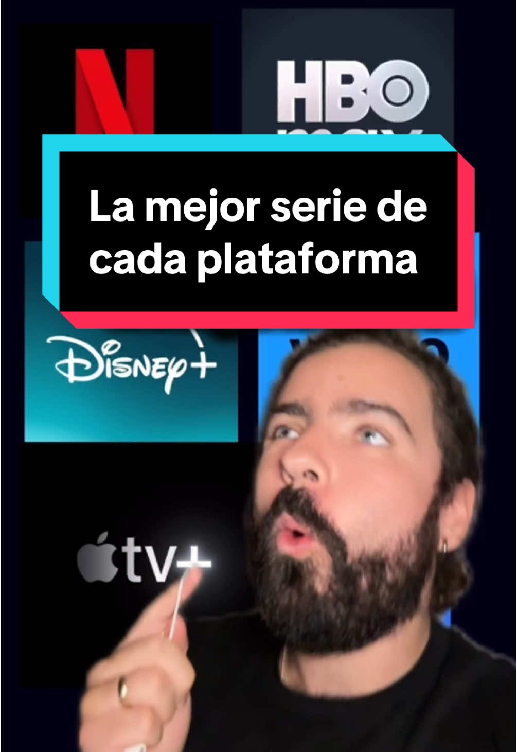 ¿Cuál es la mejor serie de cada plataforma? Pensé que iba a ser más difícil armar mi lista pero tengo tatuadas varias de estas series, con ver mis brazos la pude armar. ¿Cómo se ven sus listas? #series #tv #netflix #appletv #primevideo #paramount #hbo #disneyplus #top 