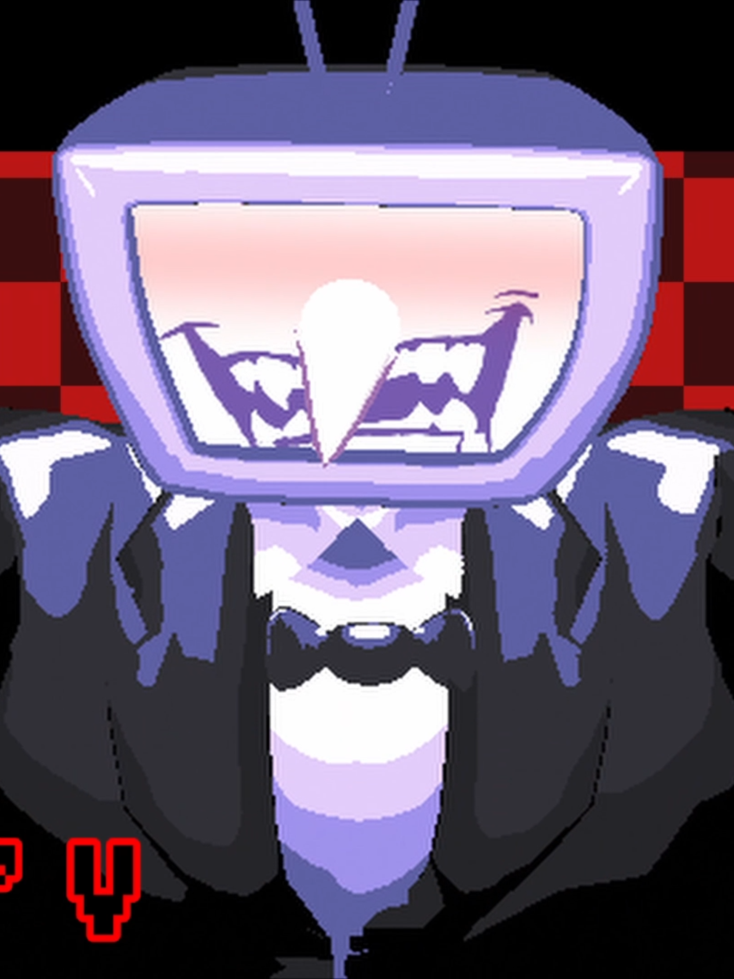 Your TV is obsessed with you... he watches your every move, sees everything you do #deltarune #tenna #fyp #animation #3danimation