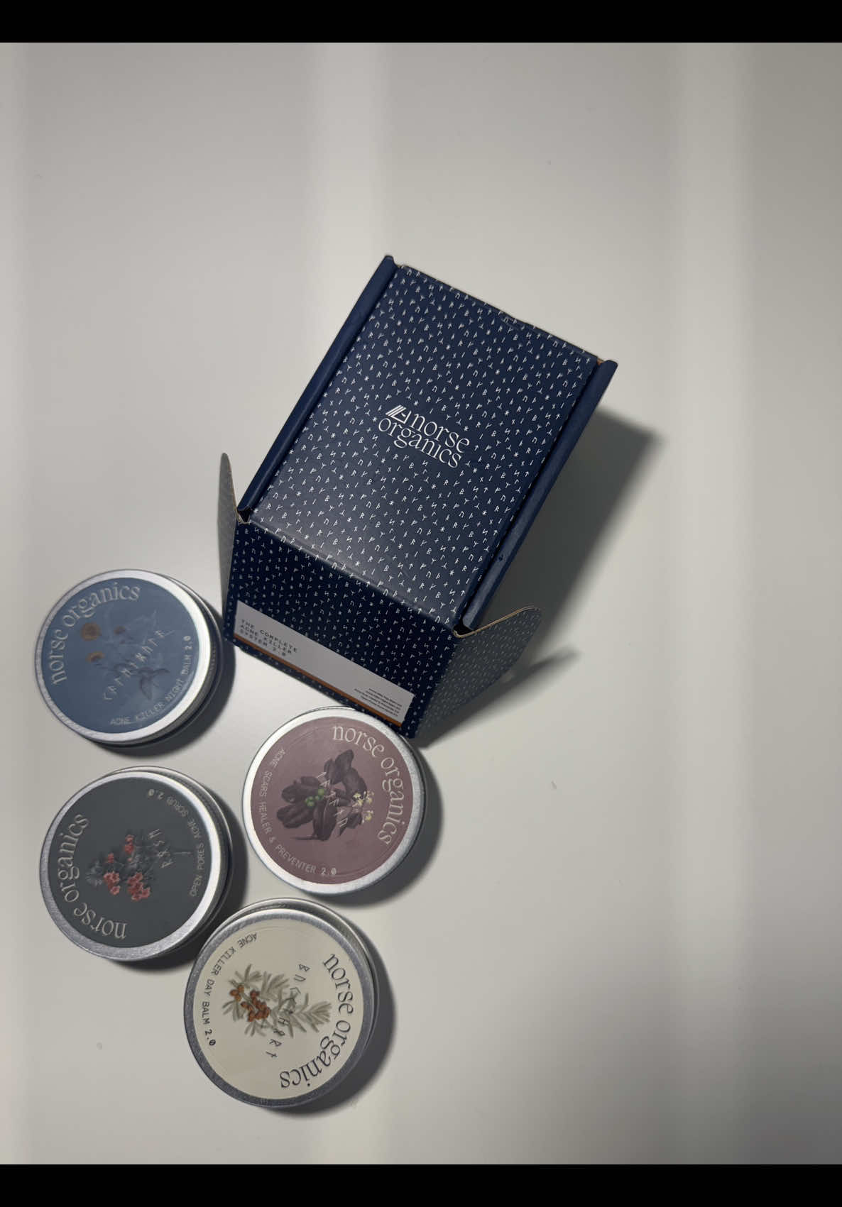 Trying the @Norse Organics Acne system ✨ #skincare #skincareroutine #skincaredaily 