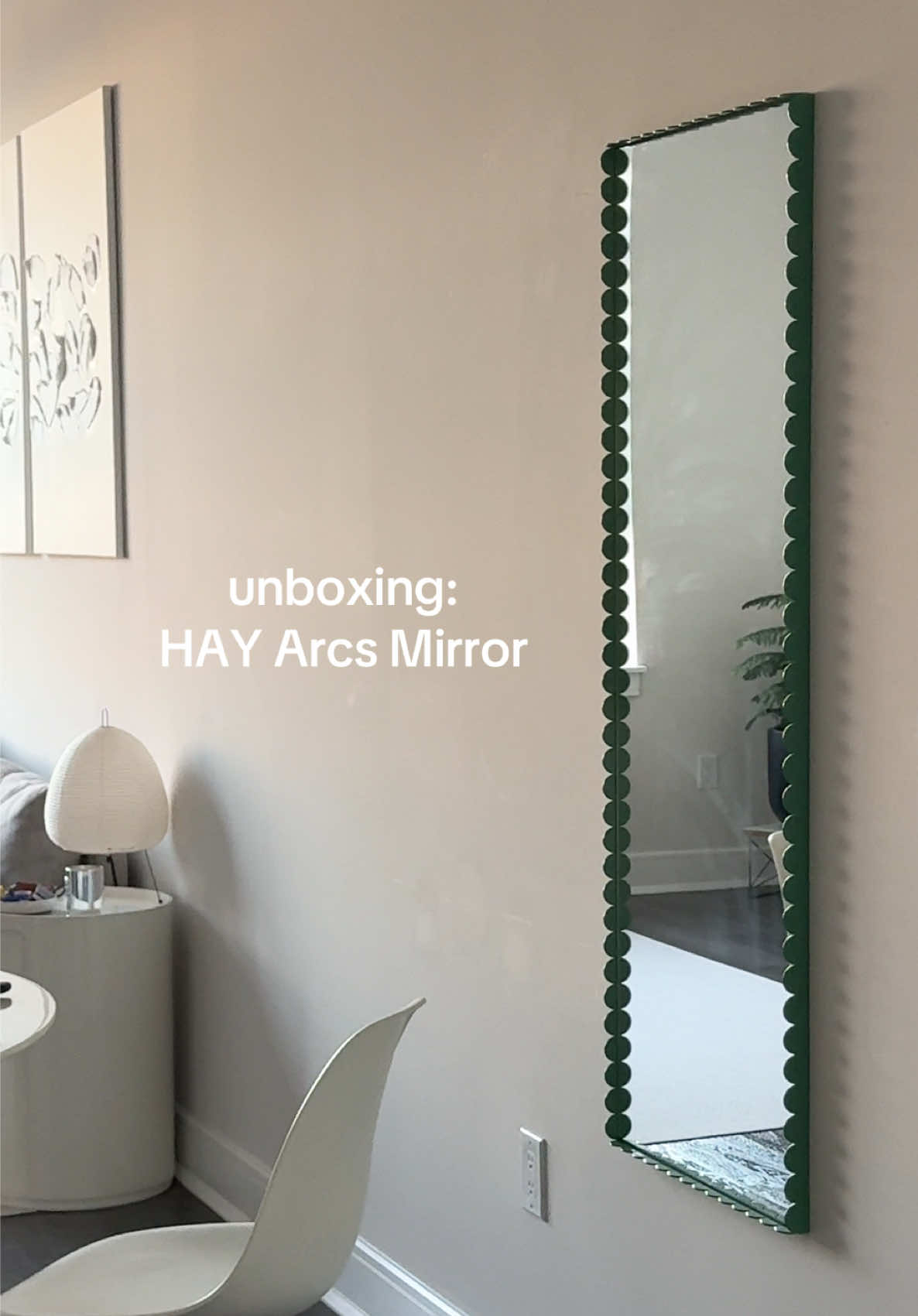 love the pop of color and excited to have a larger mirror in the house!! <3 #designwithinreach #haydesign #HAY #homeinterior #interiordesign 