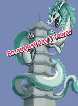 Smaugust day 7 tower #dragons #dragonart #dailysketch #fantasyart #procreate #digitalart #smaugust #smaugust2025 #dailydragon #creatorpicks #dailyart #artchallenge #artprompt #dailyart #fyp 