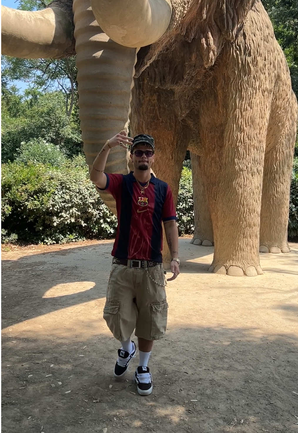 Fit check w a mammoth #fitcheck #barca #OOTD #travisscott 