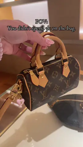 Lv Mini speedy bag ✨✨🥳 #lv #louisvuitton #nanospeedy #speedy #lvbag #luxury #bag #lvbag #louisvuittonbag #fyp #foryou 