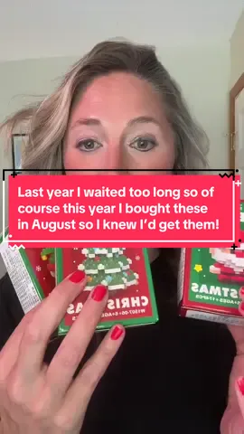 Last year I waited too long so of course this year I bought these in August so I knew I’d get them! #stockingstuffers #christmas #santa #tiktokshopchristmas #christmasdecor 