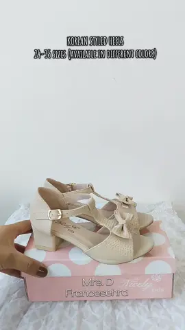 KOREAN STYLED HEELS #heels #sandals #kids #dianapagal #shoes #momoftwo #fyp 