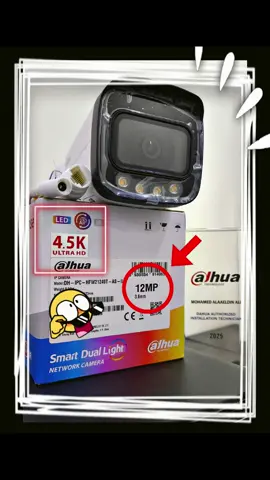 كاميرا بدقه 12 ميجا بيكسل Ultra HD 😲 تقدم هذه الكاميرا من دهوا دقة فريدة تبلغ 12 ميجابكسل4.5K Ultra HD ، مما يجعلها ذات دقة في غاية الوضوح ! وتتميز بتقنيات مبتكرة من DAHUA،  مثل Smart Dual Light  وهي إضاءة مدمجة في الكاميرا تعمل تلقائيًا في الإضاءة المنخفضة،  وAI - ISP لتحسين جودة الصور باستخدام الذكاء الاصطناعي. كما توفر خاصية SMD  (الكشف الذكي عن الحركة لتقليل الانذارات الكاذبه) مراقبة دقيقة وفعالة.  هذه الكاميرا ليست مجرد جهاز للمراقبة، بل هي بوابتك لعالم من الأمان والوضوح الفائق. DH Partner Code: SA#Q7PTVY2 @Dahua KSA  @Dahua mena  #dahuatechnology  #dahua  #dahuamena  #dahuainstaller  #كاميرات_المراقبة  #كاميرات_مراقبة  #techvision_1  #رؤية_تقنية 