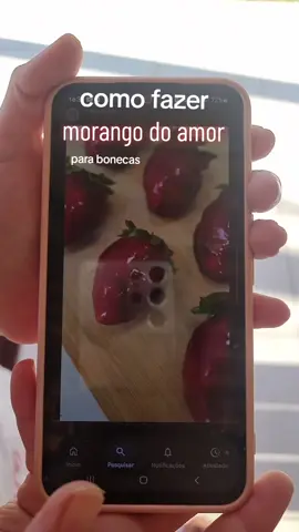 como fazer Morango Do Amor para bonecas! 