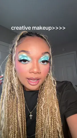 IB: @LAUREN B. BROWN  ugh I feel so cutesy and fun, I wanna go out now😂 #fyppppppppppppppppppppppp #fy #creativemakeuplooks #creativemakeuplooks #blackcreative #skymakeup #makeuptok #blackmakeupartists 