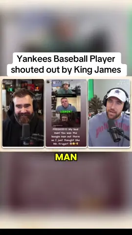 Freddie Freeman Shouted out by King James🏀 @New Heights @NewHeights POD #newheights #newheightspodcast #newheightshow #kingjames 