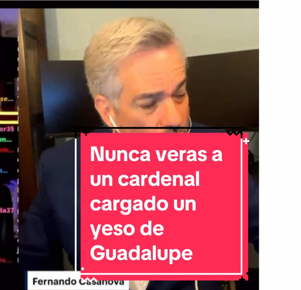 Nunca se ha visto un cardenal, cargado una estatua de Guadalupe yendo al Tepeyac. #idolatria#catolicos#live#