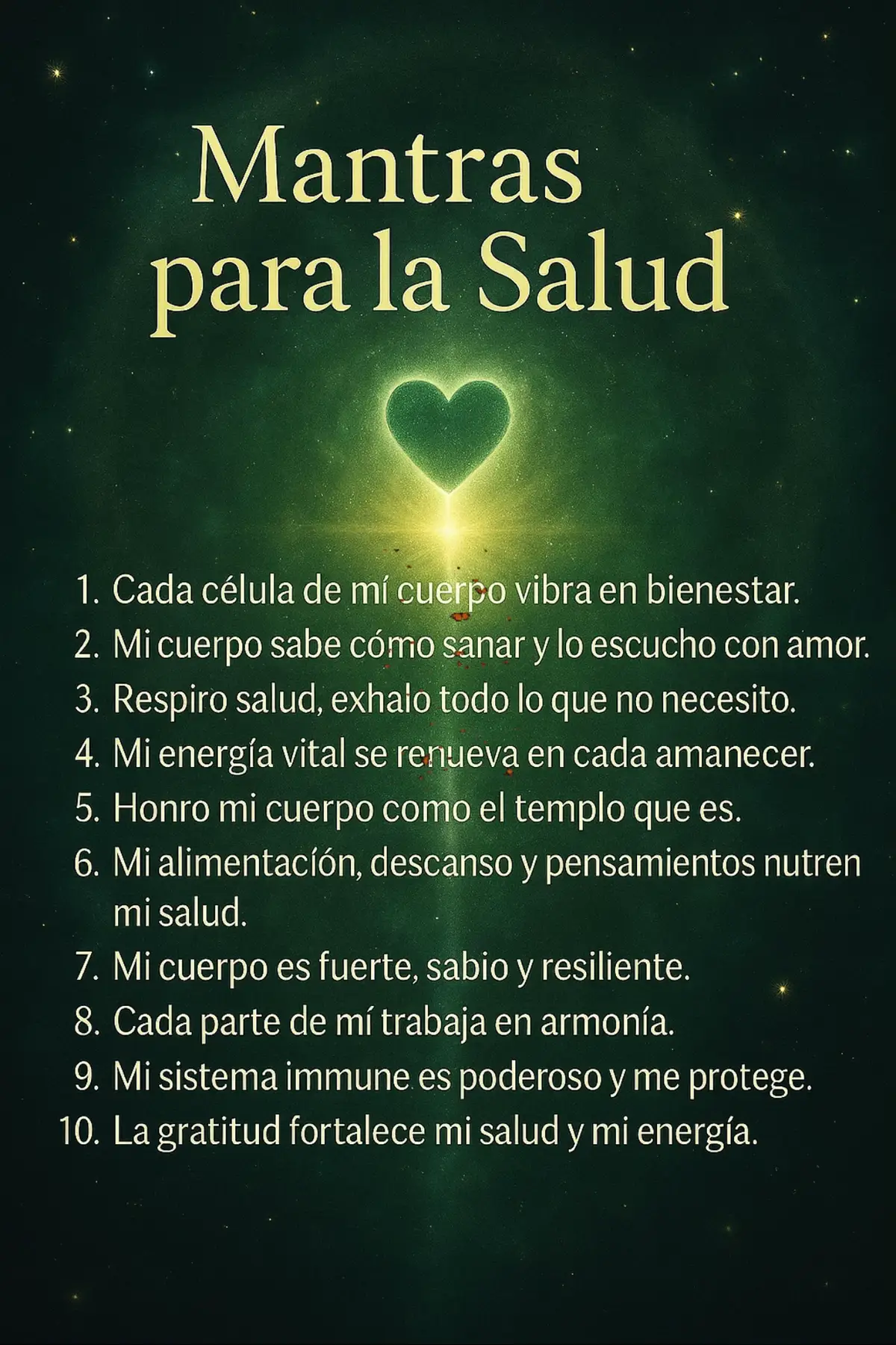 Tu voz es una herramienta poderosa. Cada palabra que afirmas es un comando que tu energía recibe y comienza a alinear con lo que deseas vivir. Por eso, estos mantras son más que frases bonitas: son recordatorios que activan abundancia, fortalecen tu salud y reprograman tu mente para enfocarte en lo que sí quieres. 💛 Mantras de Abundancia – Para abrirte al flujo y atraer oportunidades. 💚 Mantras para la Salud – Para fortalecer tu cuerpo, energía y bienestar. 🧠 Mantras para la Mente – Para calmar, enfocar y reprogramar tu mente. 📌 Guarda este post y repite un mantra cada mañana. ✨ Recuerda: lo que afirmas con amor, vuelve multiplicado. #MantrasDiarios #PoderInterior #EnergíaFemenina #MantrasDeAbundancia #MantrasParaLaSalud #MantrasParaLaMente #VibrandoAlto #reprogramatumente 