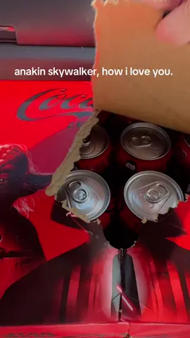 i searched every case of coke zero in a 20 mile radius for this #starwars #anakinskywalker #cokezero 