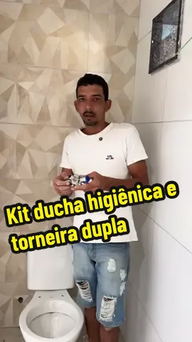 #TikTokshopchegou kit ducha higiênica torneira dupla