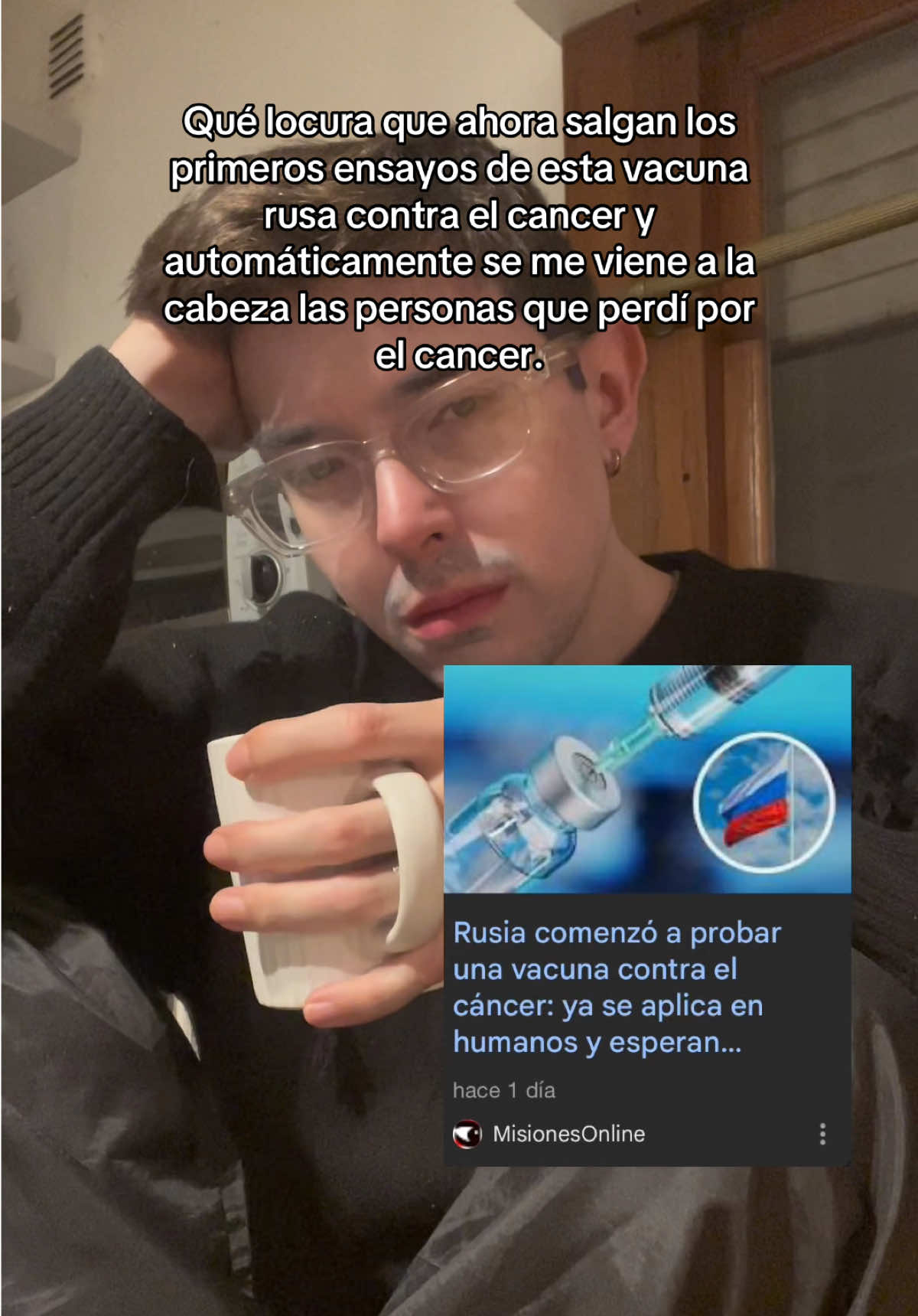 Porque no pasó antes, es lo único que se me viene a la cabeza 😢#cancer #vacunarusa #cura #rusia 