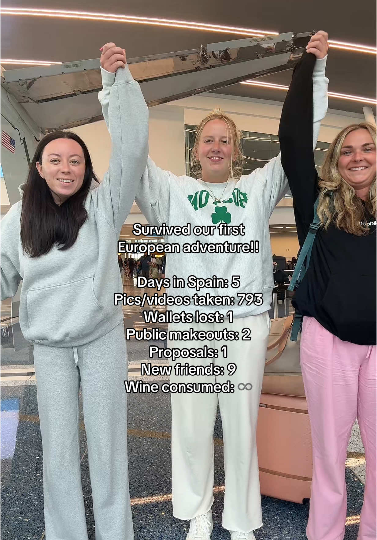 Made it  out alive (barely) @Mickey b @Beth Winstead #europeansummer #barcelona #traveltok 