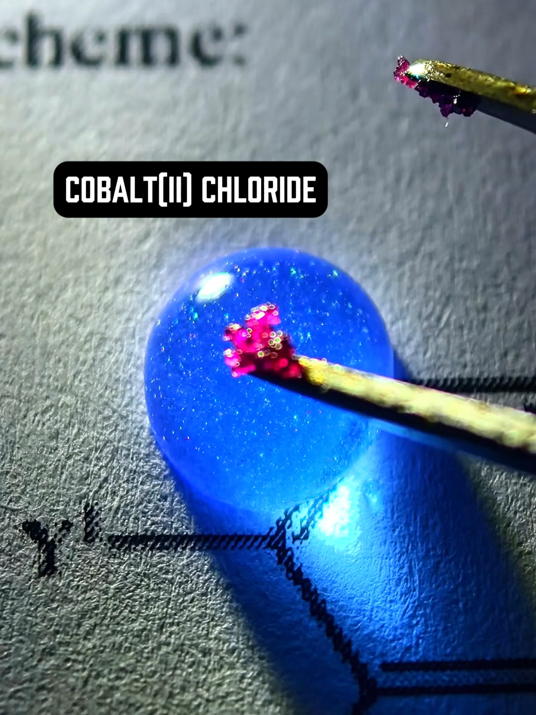 Look at this transformation, it's amazing - the way this universe works is similar #chemistry #experiment