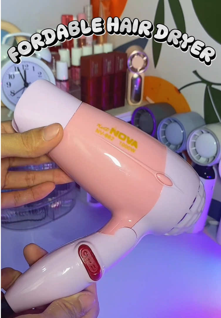 NOVA FORDABLE HAIR DYER #nova #novahairdryer #hairdryer #dryer #dryerforhair #fordable #fordablehairdryer #minihairdryer #miniblower #blower #hairblower 