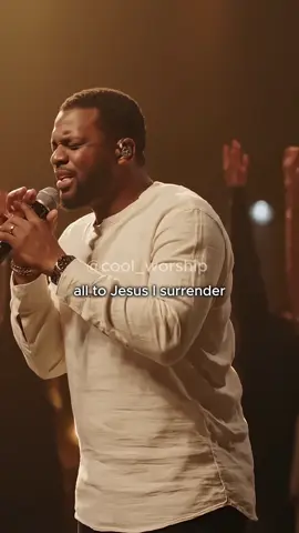 All to Jesus, I surrender 🙏🏾🥺 #God #worship #lyrics #gospel #usa🇺🇸 #coolworship 