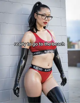 Is this an acceptable beach wear? #latex #qos 