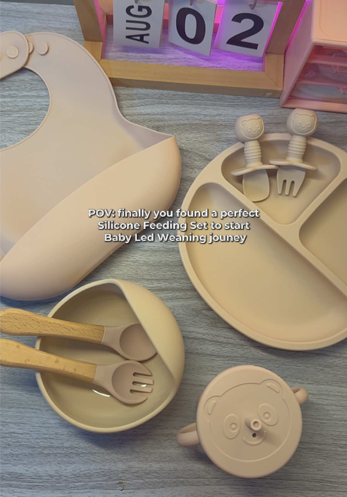 Finally you found a perfect silicone feeding set to start baby led weaning journey 👶 #siliconefeedingset #babyfeedingset #siliconetableware #feedingset #feedingsetbaby #fyp #trending #spotted 