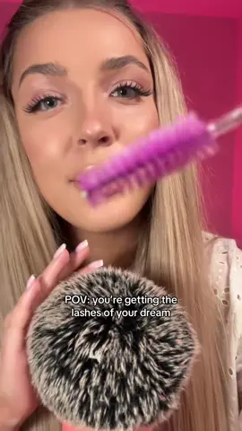 You got pretty eyes 👀 #eyelashextensions #personalattention #asmrvideo #asmrtiktoks #asmrfacetouching 