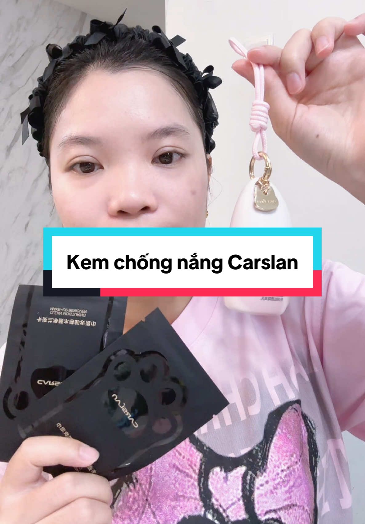 Vừa có chỉ số chống nắng cao lại vừa cấp ẩm cho da không bị khô và chống nước luôn nha #trangpinky #tiktokmalaysia🇲🇾 #carslan #sunscreen 