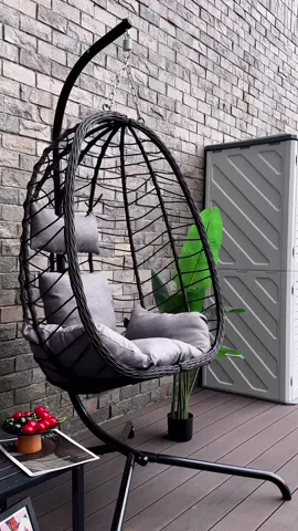 Thick cushion #fyp #lhbcraft #furniture #tiktokshopbacktoschool #outdoor #eggchair #relax 