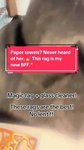 Paper towels? Never heard of her. 💅 This rag is my new BFF. #bedoreandafter  #tiktokshop #magic #fyp 
