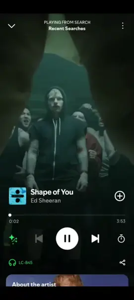 Shape of you 🎧🔥 #fypviralシ #viral #music #spotify #trending #musicvibes #spotify 