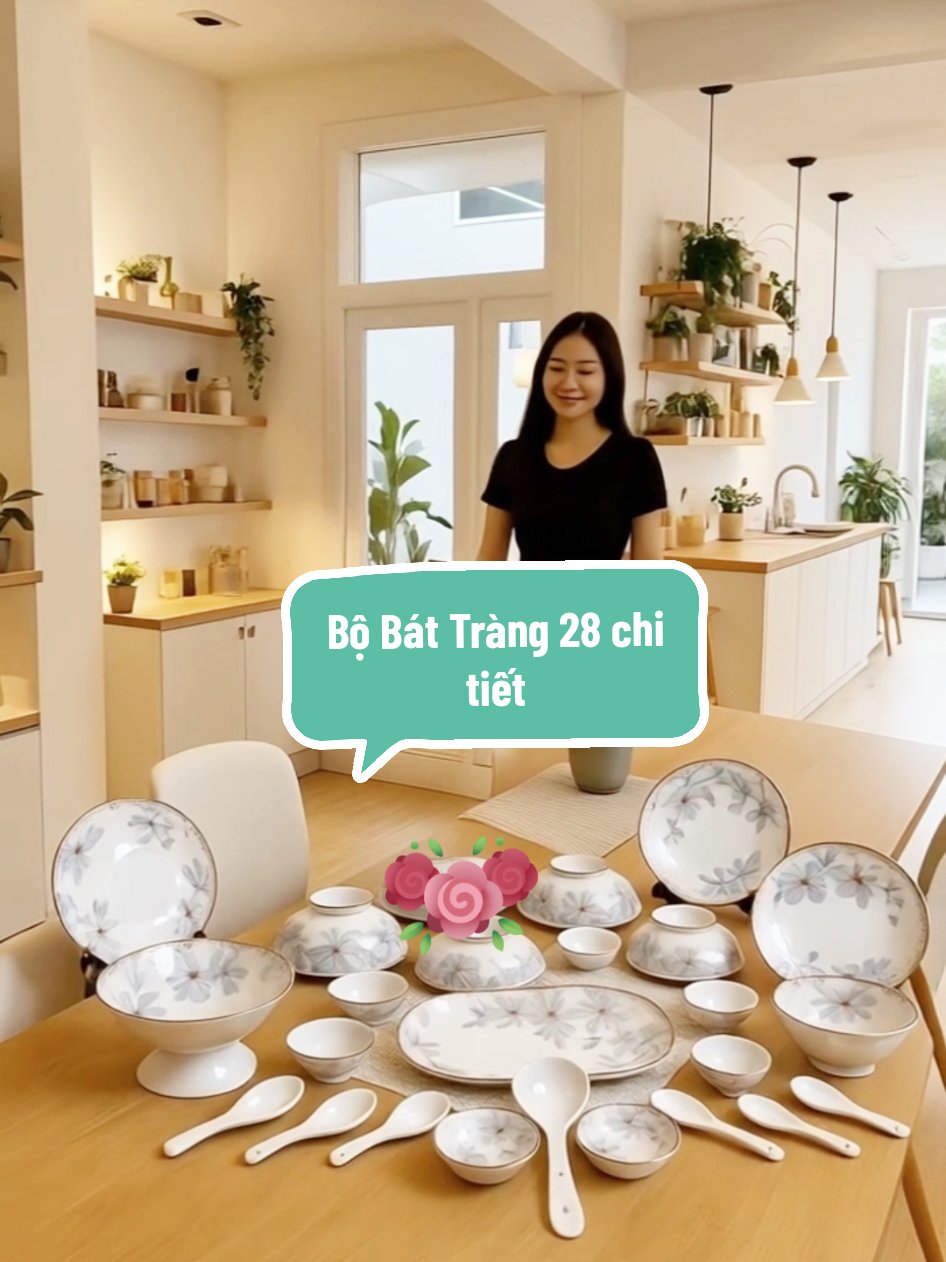 Sét 28 chi tiết đầy đủ cho mâm cơm thêm ngon #lanshop28 #dogiadungtienich #battrang #xuhuong 