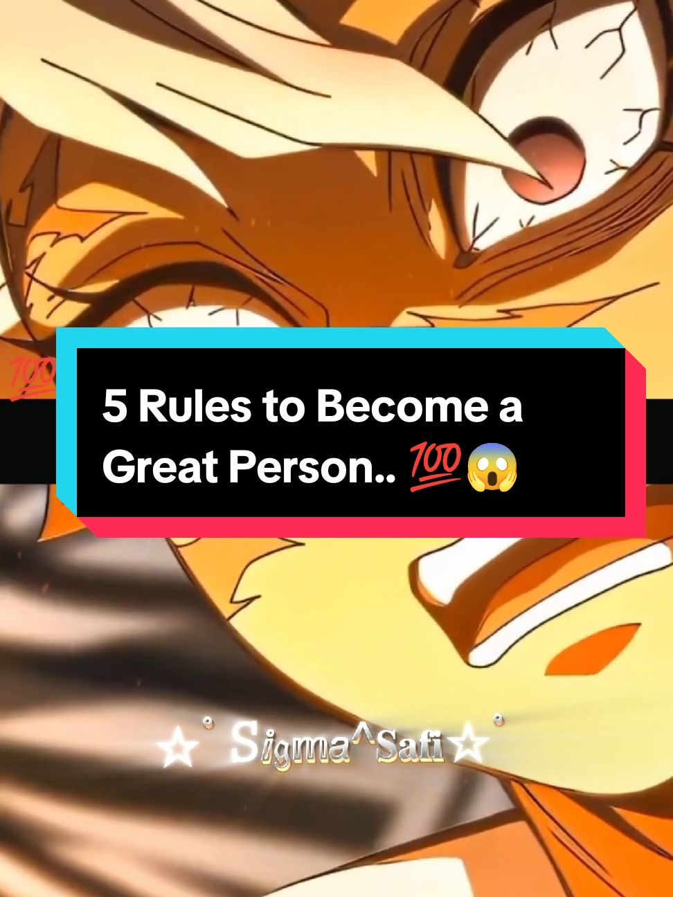 5 Rules to Become a Great Person.. 💯😱 #sigma #attitude #motivations #motivationalvideo #motivationalquotes #foryou #foryoupage #viralvideo 