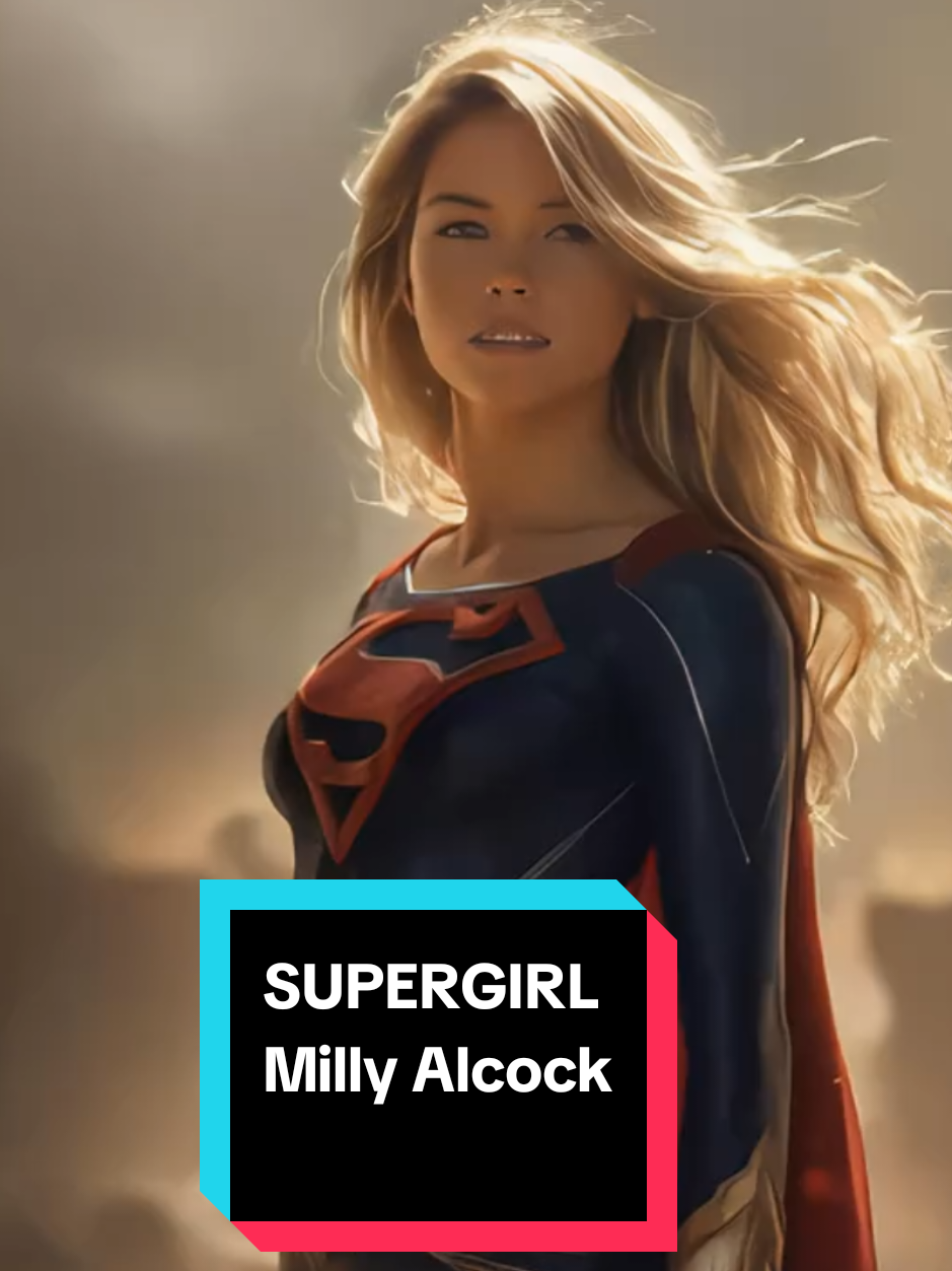 SUPERGIRL Milly Alcock #supergirl #superhero #super  #millyalcock #girl #2025 #2026 #fypage #fypageシ  